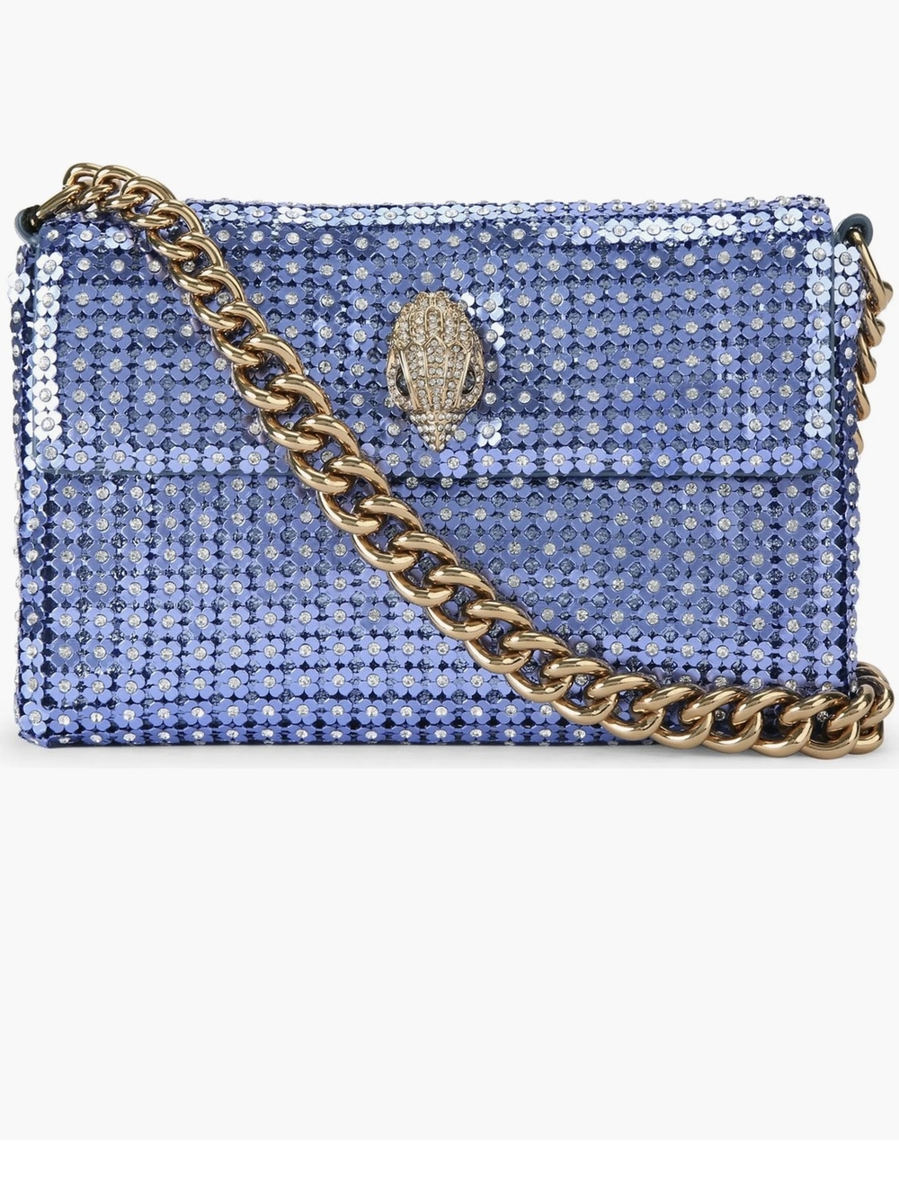 Kurt Geiger London Crystal Flower Shoulder Bag Purse Handbag NWT Rhinestone